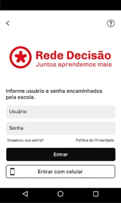 Rede Decisão android App screenshot 2